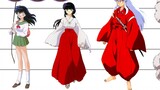 InuYasha | Character Height Comparison