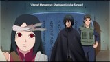 Eternal Mangenkyo Sharingan Sarada Bangkit dengan Mata Uchiha Fugaku yang berhasil di cari Sasuke