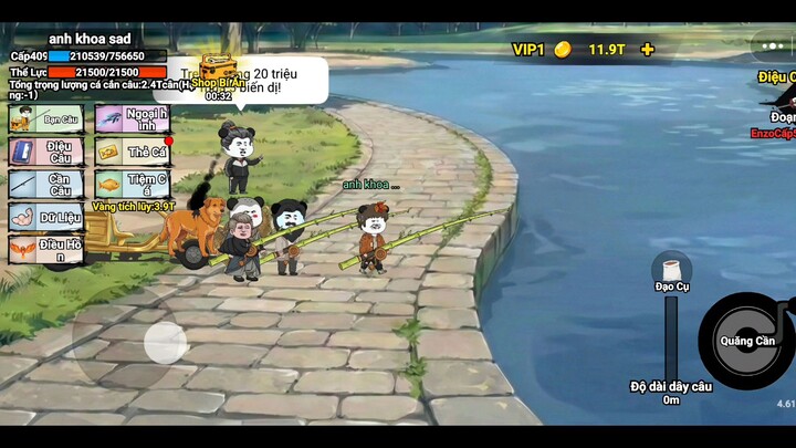 chơi game câu cá vạn cân sau khi bỏ 4 tháng #BuildaGame #钓魂 #32288512