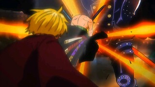 Momen Zoro & Sanji saling membantu satu sama lain 🔥
