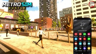 Amazing City Survival With Lots To Do | Metro Sim Hustle Gameplay | First Look