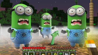 ZOMBIE MINIONS ตลอดเวลาอยู่ในหลุมฝังศพ! การจลาจลของซอมบี้ใน Minecraft - ภาพยนตร์ลูกน้อง