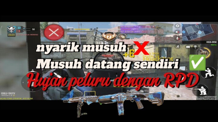 Pokoknya sebelum OVERHEAT gak bakal berhenti hujan PELURUNYA 🤣| CODM INDONESIA