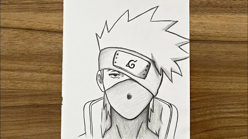 how to draw Kakashi Hatake || How to draw anime step by step || Easy drawing  ideas for beginners - Bilibili