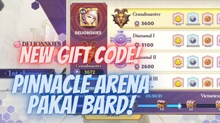 NEW GIFT CODE META BARD DI PINNACLE ARENA - RAGNAROK ARENA