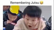 Remembering Jutsu. 😂😂