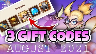 3 NEW August CODES | Idle Heroes 2021