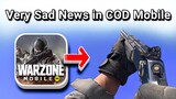 Very Sad News in CODM And Warzone Mobile