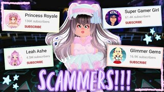 How "Royale high YouTubers" scams their Fans | Don't fall for this Scam!