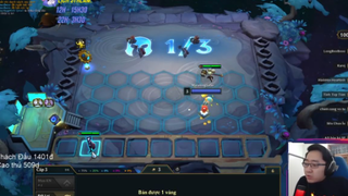 (ĐTCL) CUSTOM CHỈ CHƠI HỌC VIỆN VÀ MÀN SOLO HƠI CÂN NÃO GIỮA HAI CARRY 4 TIỀN! A