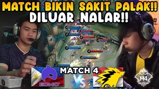 BATIN DAN EMOSI GW TERKURAS DI GAME INI!! BENER2 PUSING GW NONTONNYA  - ONIC vs ECHO Match 4