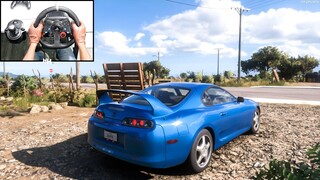 1998 Toyota Supra | Forza Horizon 5 | Logitech g29 gameplay