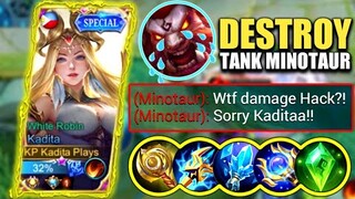 KADITA DESTROYED TOXIC MINOTAUR IN RANK GAME!! | KADITA BEST BUILD 2022 | TOP GLOBAL KADITA GAMEPLAY