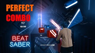 beat saber | full combo beat saber (expert) | Mixed reality