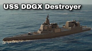 Modern Warships: USS DDGX in action No Hero equipment.