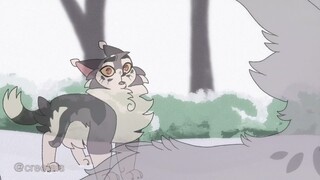 Ashfur Traps Bramblestar in the dark forest | warrior cats