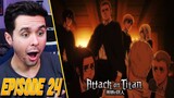 "WERE GONNA SAVE THE WORLD" Attack On Titan Season 4 Part 2 Episode 24 REACTION!
