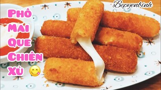 Cách làm phô mai que đơn giản giòn rụm béo ngậy ăn là mê/ phô mai que rán/ cheese Bếp Yên Bình