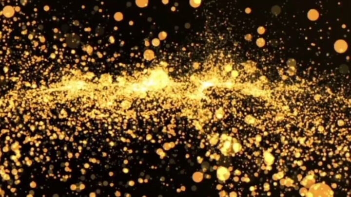 Upgrade Your Edits: FREE 4K Golden Wave Particle Loop