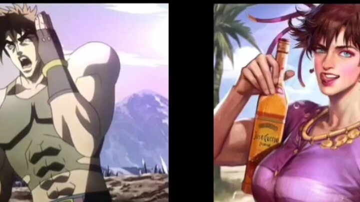 JOJO Season 2 impression before and after comparison