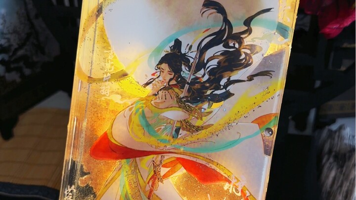 Demolish the Tianguan comic collection and make your own luminous quicksand standing sign Prince Yue