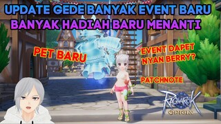 UPDATE GEDE GUYS BANYAK EVENT BARU BANYAK REWARD BARU RAGNAROK ORIGIN