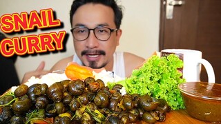SNAIL CURRY MUKBANG 🔥🔥|| HOW TO COOK SNAIL CURRY || SNAIL CURRY EATING CHALLENGE|| EATING SHOW