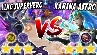 LING CADIA SUPERHEROES VS KARINA ASTRO DOMINANCE ICE ! KERASSSSSS BOSSSS !!!