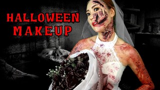 สอนแต่งหน้า ผีเจ้าสาว!! รับวันฮาโลวีน  💋 Halloween Makeup 2019