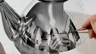 “只要笔磨的够尖，就能画出想要的”