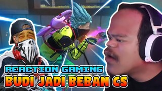 REACTION BUDI01 GAMING NYAMAR JADI BEBAN CS, MENGGOKIL | Free Fire Indonesia