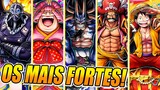 TOP 10 PERSONAGENS MAIS FORTES DO ONE PIECE BOUNTY RUSH!