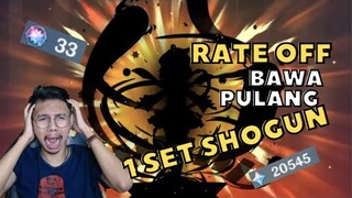 GACHA SHOGUN RAIDEN DIKASIH 1 SET SAMA MIHOYO?!!!