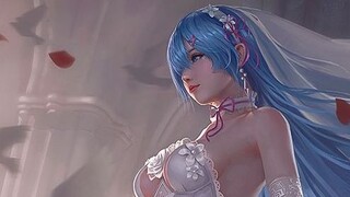 [3D Assisted Painting] Rem, who has been cooing for half a year, finally got married.