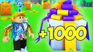 I Opened 1000 HYPE GIFTS In Pet Simulator X
