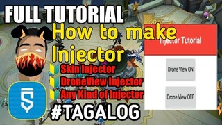 #1 How to Make Injector Skin, Drone View & etc., FULL TUTORIAL Sketchware | mobile Legends:Bang Bang