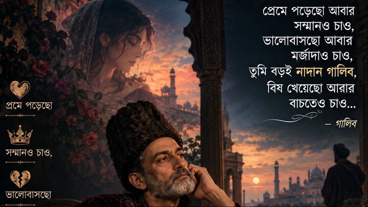 প্রেম আর মর্যাদার দ্বন্দ্বে মন যখন হেরে যায়... 💔