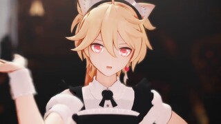 [Genshin Impact MMD] "Not Knowing How to Get Drunk♥" at the Dawn Winery [Maid Sora Diluc]