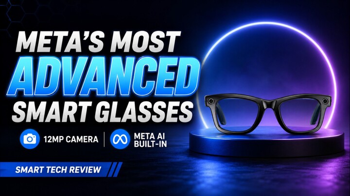 METAs MOST Advanced Smart Glasses with 13MP Camera and ChatGPT?
