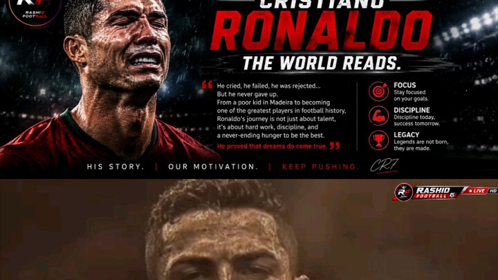 Title: 😢 Cristiano Ronaldo in Tears 💔 | A Painful Football MomentHashtags:#CristianoRonaldo #Ronal