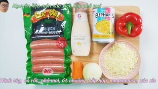 Xúc Xích Bấp Phô-Mai Vs Pasta Nhẫn Món Nào Lấy Lòng Chị Em