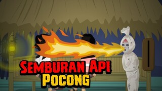 Semburan Api Pocong #HororLucuOfficial #poconglucu