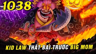 [ Spoiler One Piece 1038 ] Big Mom cuồng nộ đánh bại Kid Law , Zoro gặp Thần Chết