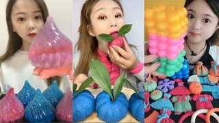 Thánh Ăn Đá Lạnh Như Ăn Kẹo Ngọt, Ăn Trái Cây Bộc Chocola - ASMR Ice Crunchy Eating sound#30