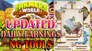 MAGKANO DAILY EARNINGS NG TOOLS SA FARMERSWORLD