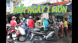 Người Sài Gòn đội nắng xếp hàng ở quán chiều khách nhất, mỗi ngày một món