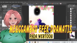 [timelapse] Menggambar efek dramatis pada webtoon