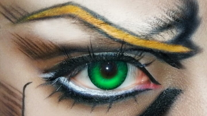 [Ugly] I, Giorno Giovanna, have a dream..|Must-have eye makeup for Yangko stars??| JoJo's Bizarre Ad