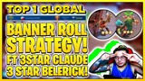 NEW YEAR - NEW STRATEGY! FT. 3 STAR CLAUDE + 3 STAR BELERICK! Mobile Legends Bang Bang