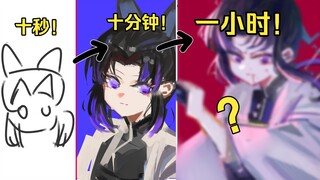 Challenge! Create a drawing of Vivi the Butterfly within 10 seconds / 10 minutes / 1 hour—whichever 